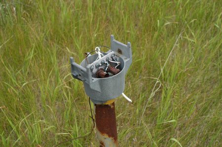 Thunder Bay Drive-In Theatre - Speaker Pole (newer photo)